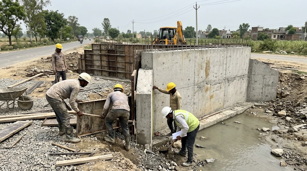 Reinforcement work for civil structures